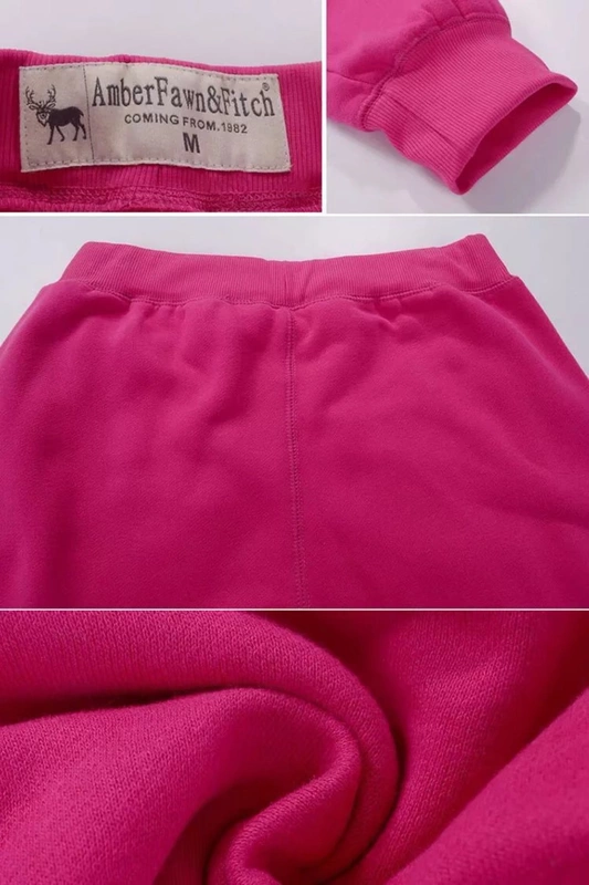 Mùa xuân và mùa thu bf Quần Wei quần chân và quần nữ cộng với nhung dày đóng cửa quần bó sát cotton Slim mùa thu mỏng phần