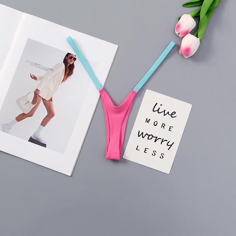 Meichunfei High-Slit Deep V Thong Women's Underwear, European and American Trendy V-Shaped Thin Strap French-Style V-Shaped Tight-Fitting Low-Waist Style Meichunfei High-Slit Deep V Thong Women's Underwear, European and American Trendy V-Shaped Thin Strap French-Style V-Shaped Tight-Fitting Low-Waist Style