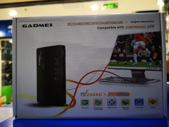 Jiamei's tv2830E LCD LCD TV box TV video converter watching digital TV with computer