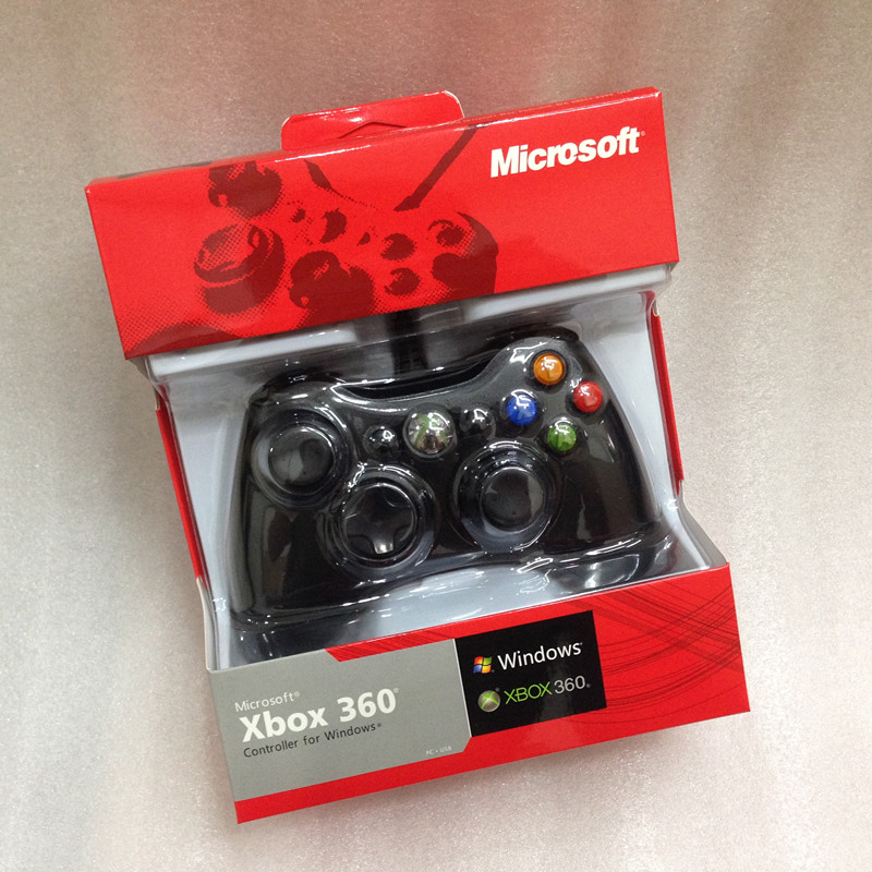 Microsoft XBOX360 gamepad wired wireless computer USB free drive plug-and-play Slim new