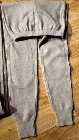 Mongolian imported cashmere pants men 80% velvet 20% Lycra