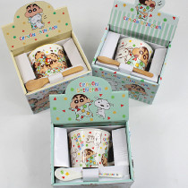 Crank Xiaoxin Ceramic Cup Coffee Cup with spoon birthday gift box for childrens student couple cup