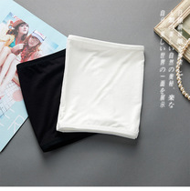 One piece of smear against walking light summer bra teenage girl beating bottom circumference chest student lingerie without shoulder strap short and wrap chest thin