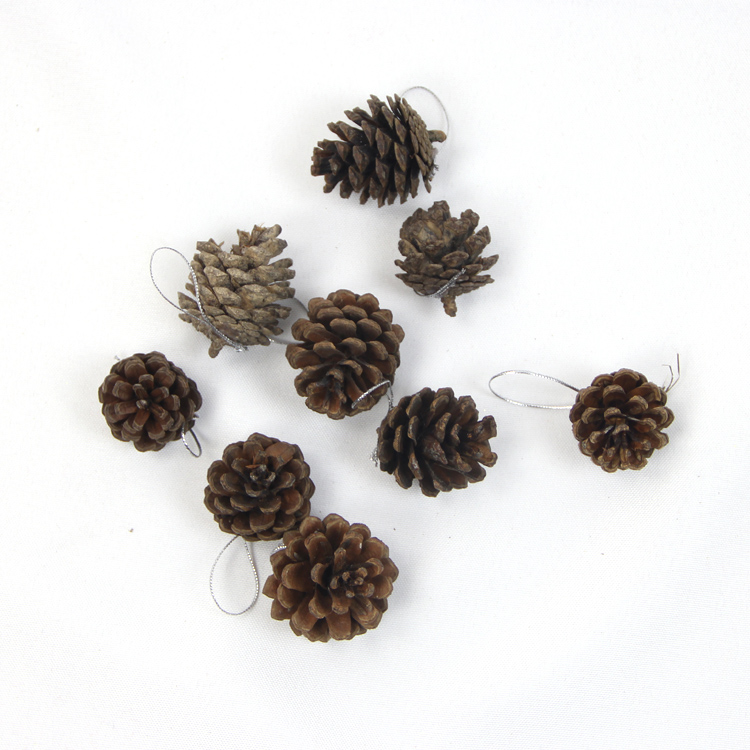 Christmas supplies Christmas tree decoration pendant pendant small pine cones 9 installed 3cm over 38 free shipping