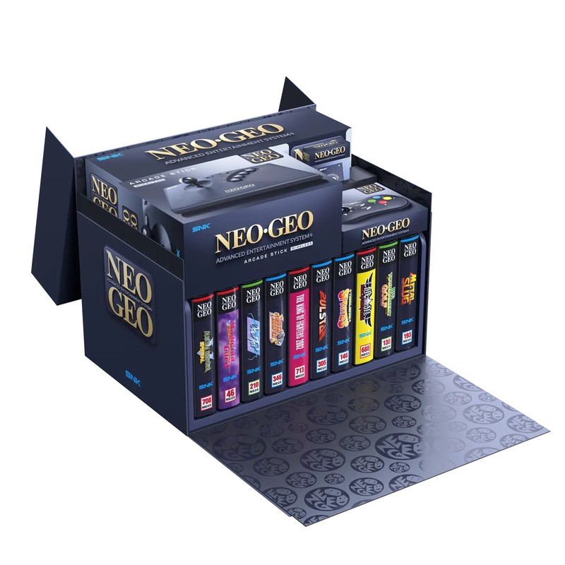 Neogeo Aes+ Console White Limited Edition Black Bundle Version