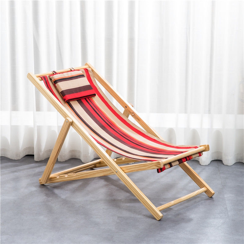 Divine Instrumental Camping Armrest Midday Solid Wood Casual Pregnant Woman Comfort Rest Sleep Adjustable Beach Outdoor Folding Chair