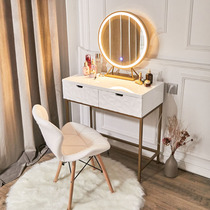 Net red dresser Bedroom Modern simple small apartment Nordic light luxury ins wind Princess dressing table table with lamp