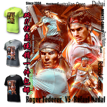 Federer Nadal tennis suit short-sleeved T-shirt HEAD TO HEAD Series: Feiner decides TO make a plate