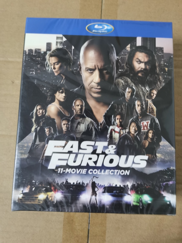 Blu-Ray Ultra Hd Movies Fast & Furious 1-11 Series Collection Bd Disc Collector's Edition