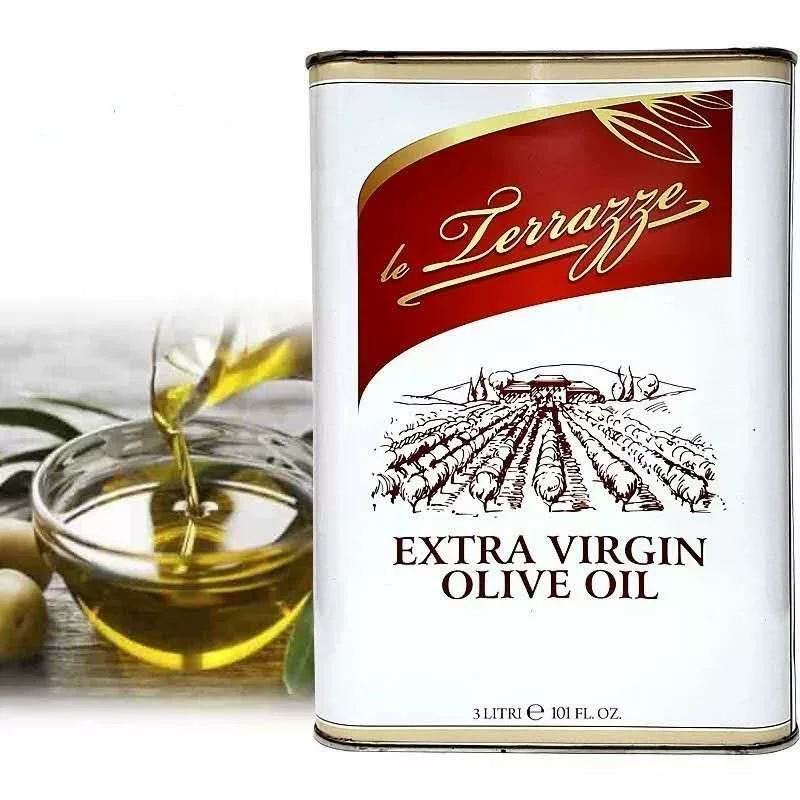 Премьерное оливковое масло Extra virgin 3L импортированное из Италии, кейтеринг, доступный салат, холодная обжарка, западная кухня