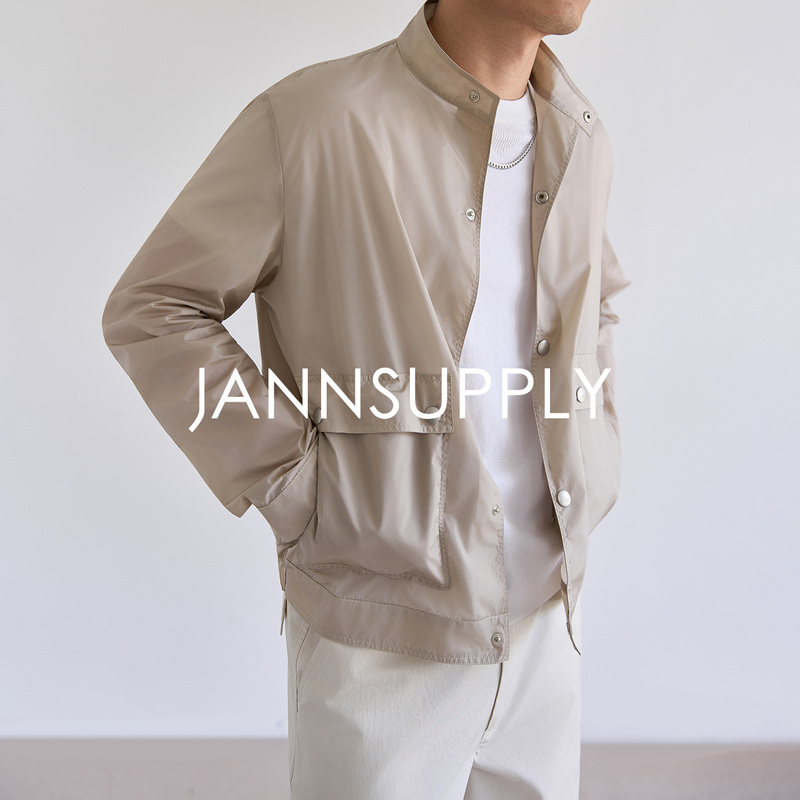 Jannsupply Italian Limonta Recycled Nylon Pra Fabric Sun Protection Skin Jacket Lightweight Jacket