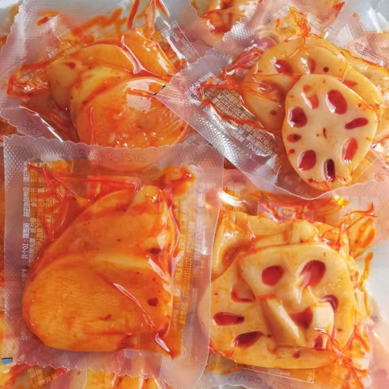 Suqu Catechu Barbecue Taste potato Spicy Lotus Leaf leftovers Spicy Notes Bulk Vegetable Slices Ready-to-eat Snack Snack Foods