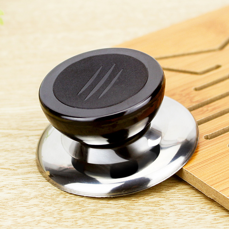 Creative Kitchen Lid Handle Accessories Glass Cap Handle Head Universal Stainless Steel Top Not Pan Frying Pan