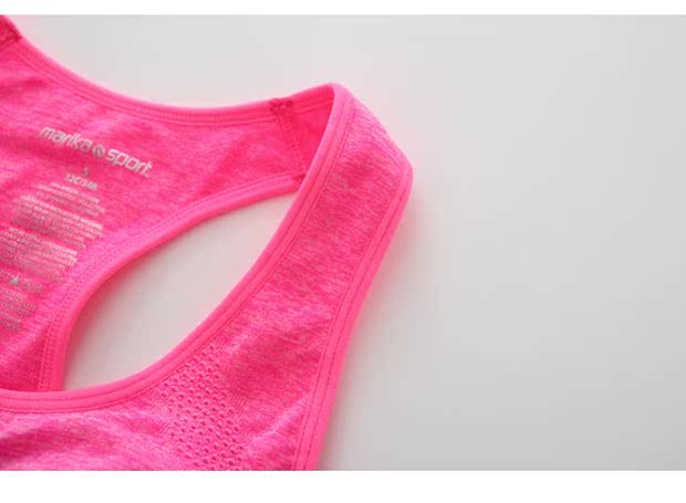 Thời trang mới gradient màu thủy triều nữ thể dục yoga thể thao không có vòng thép với miếng đệm ngực chống sốc thoải mái đồ lót áo bra tập yoga