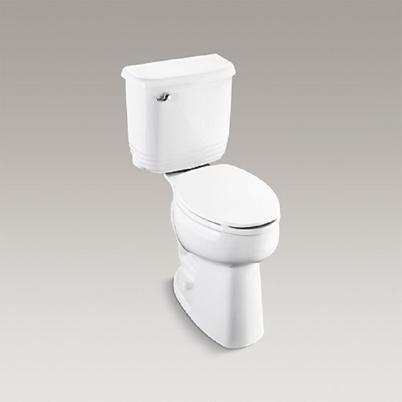 Cole Winderton Two-piece type of toilet bowl in the shape of a