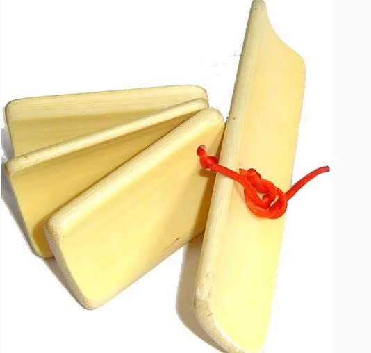 Hội đồng tre Allegro cho trẻ em Hội đồng trẻ em Xiyangyang Trường mẫu giáo Allegro Castanets Nhạc cụ biểu diễn sân khấu - Nhạc cụ dân tộc saotruc maomeo