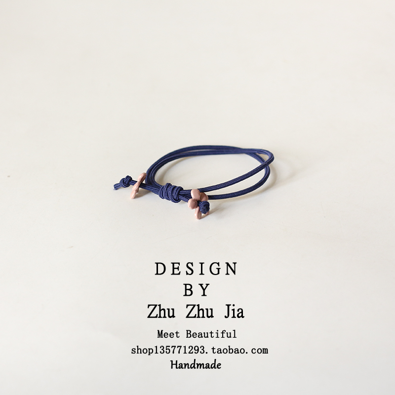 Đầu dây hàn nhỏ tươi đơn giản cá tính đuôi ngựa tóc vòng dây bao da cao su ban nhạc dễ thương hoa phụ kiện tóc kẹp tóc hàn quốc