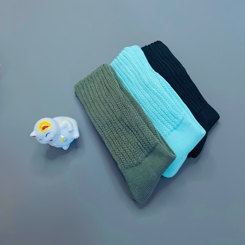 In Stock Tabio Cordura Cordura Made in Japan Men's Mid-Calf Towel-Soled High-Top Slouch Socks