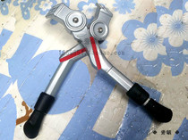 20-inch 24-inch 26-inch bicycle with middle foot support middle kick aluminum alloy parking frame stout adjustable silver red