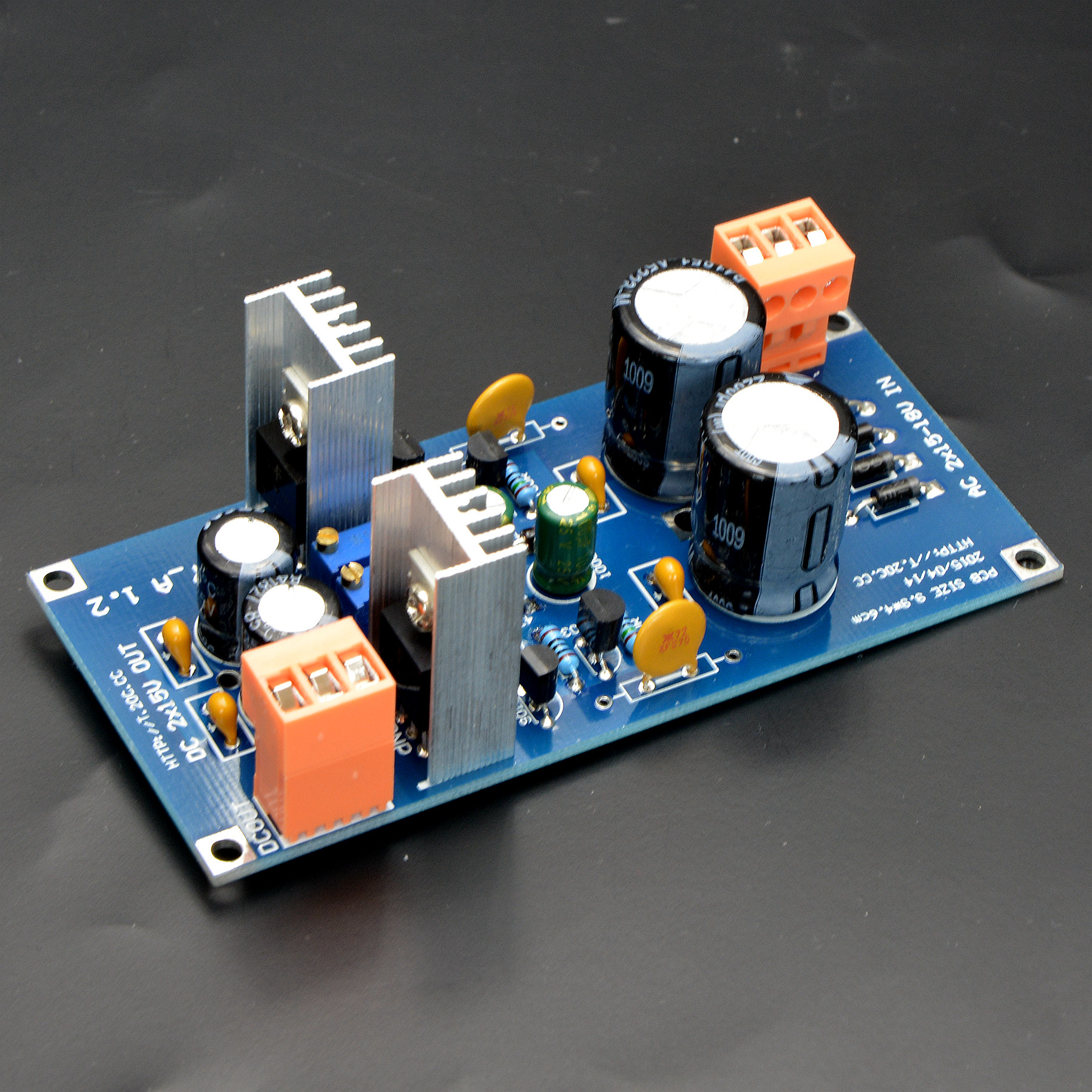 Our DAC decoder dedicated analog discrete regulated power supply board with adjustable voltage can be used for amp front stage