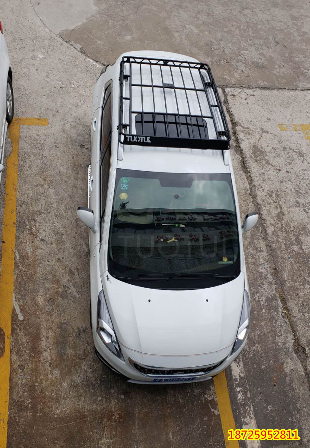 Dongfeng Peugeot 3008 giá đặc biệt xe tải mái hành lý giá đỡ thiết bị tự lái đường dài - Roof Rack hộp giá nóc xe ô tô	