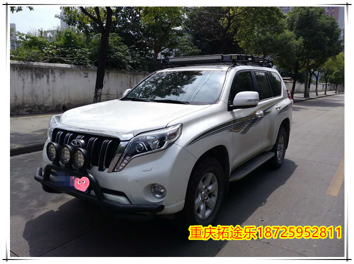 New Toyota hách Prado đặc biệt không phá hủy cài đặt tải hành lý giá mái khung tự lái xe nhập thiết bị