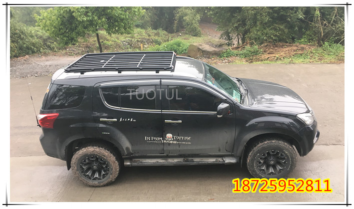 ISUZU Isuzu MUX Maverick Ranger sửa đổi đặc biệt tải mái hành lý ngăn hành lý giá thép không gỉ