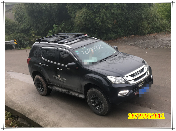 ISUZU Isuzu MUX Maverick Ranger sửa đổi đặc biệt tải mái hành lý ngăn hành lý giá thép không gỉ