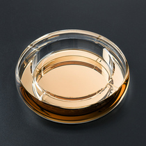 Personality creative trend multifunctional large crystal ashtray Glass fashion European living room household ashtray office