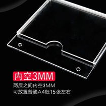 Acrylic double slot a3a4a5 card slot custom box post brand plexiglass promotional display board customization
