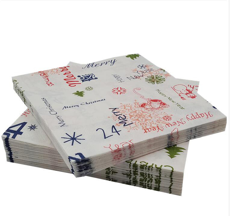 CHRISTMAS NEW YEAR FESTIVE DINNER TABLE DECORATION TISSUE ...