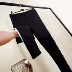 Xoài size lớn cho nữ 200 cân béo mm mùa thu đông mới dày không xuống nhung mặc quần đáy quần áo thun nữ có cổ Cộng với kích thước quần áo