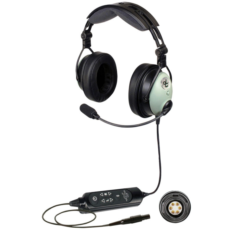 Everest Flying Store David Clark Dc One-Xp Active Noise Reduction Headphones 6 Pins