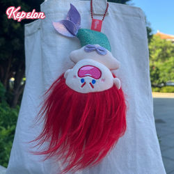Dopamine girl beautiful fried red hair irascible mermaid princess plush doll cotton doll cute shape doll