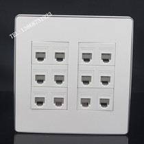 120 type six-digit panel 12 ports telephone panel telephone socket RJ11 panel computer telephone free distribution