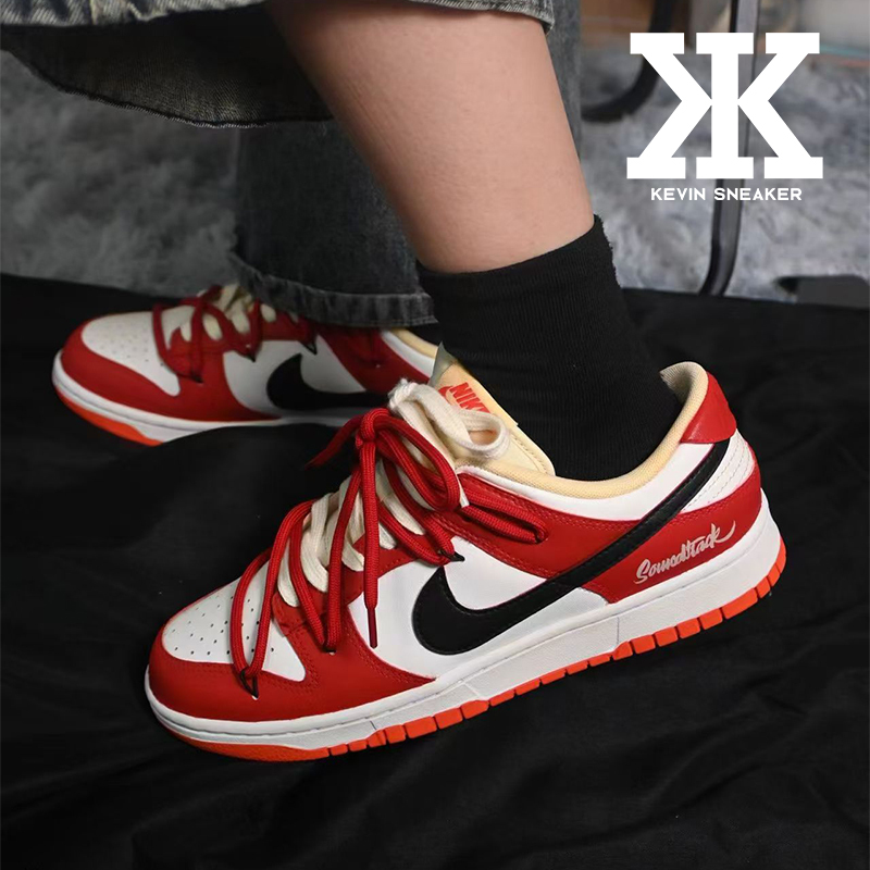 Customized Sneakers Nike Dunk Deconstructed Chicago Retro Distressed Oxidized Low-Top Sneakers for Men Customized Sneakers Nike Dunk Deconstructed Chicago Retro Distressed Oxidized Low-Top Sneakers for Men