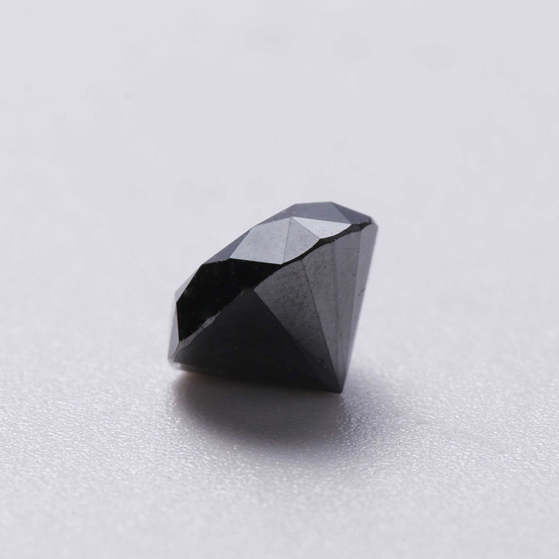 💎 黑钻的魅力:1克拉圆形天然黑钻,50分彩钻加持,定制你的专属奢华! -裸钻-淘宝好物网
