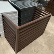 Aluminum alloy air conditioning outer hood factory custom rain-proof louver vent air conditioning outer hood louver grille
