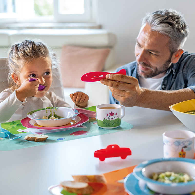 Guzzini Italy imported meal mat first grade school students lunch with pad waterproof oil insulation mat