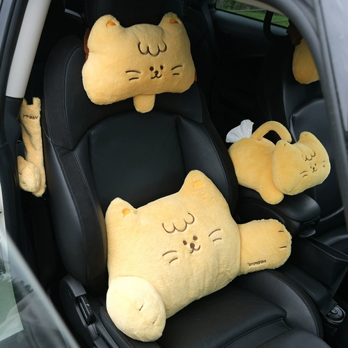 Ремень безопасности для авто, плюшевый пластырь на липучке для автомобиля