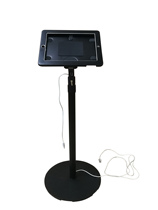 Adjustable height tablet display stand