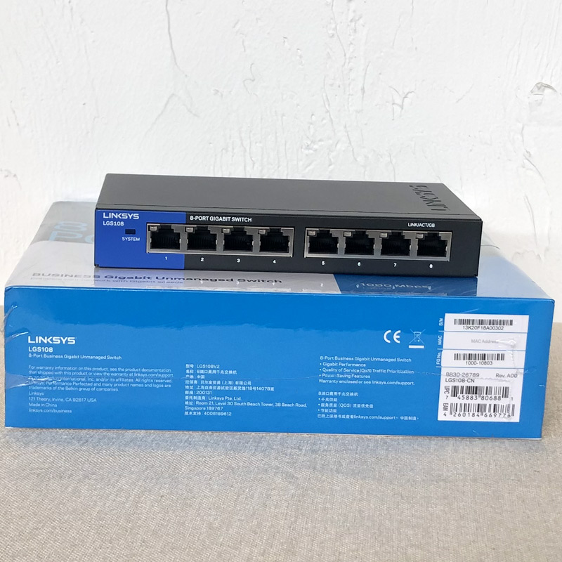 LINKSYS Pilot LGS105LGS1085 Port one thousand trillion B Ethernet Metal Shell B Ethernet Switch