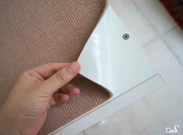 CatS Beige Green Vòng lặp nhung tự dính Thảm leo núi CatS Đồ nội thất dành riêng cho mèo - Cat / Dog hàng ngày Neccessities 	bát ăn đôi cho mèo	