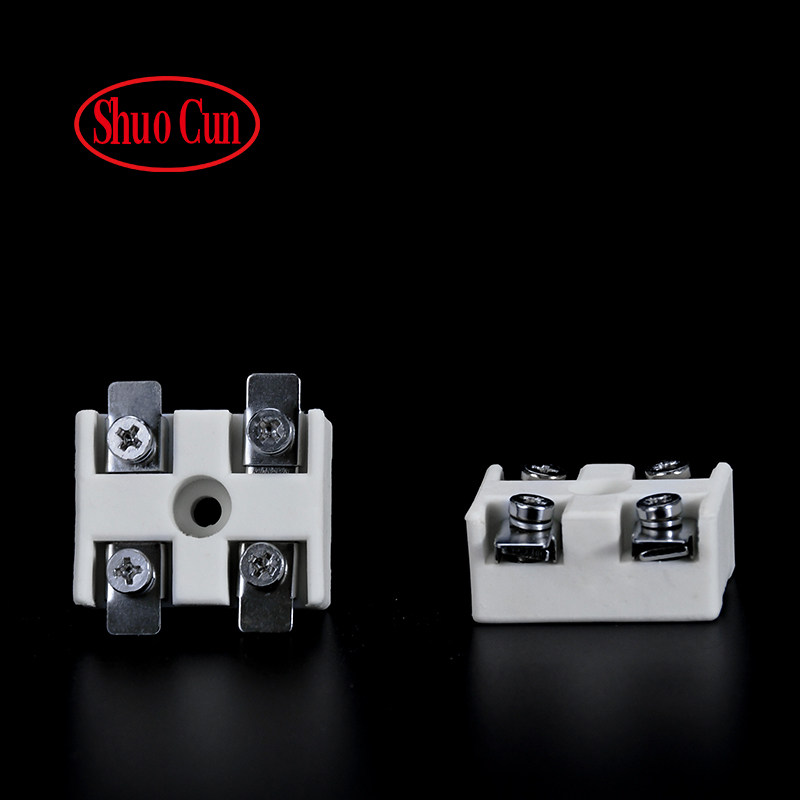 Ceramic wiring terminals High Temperature Resistant Wiring Terminals Porcelain Joints Ceramic Insulation Base Row Ceramic Joints