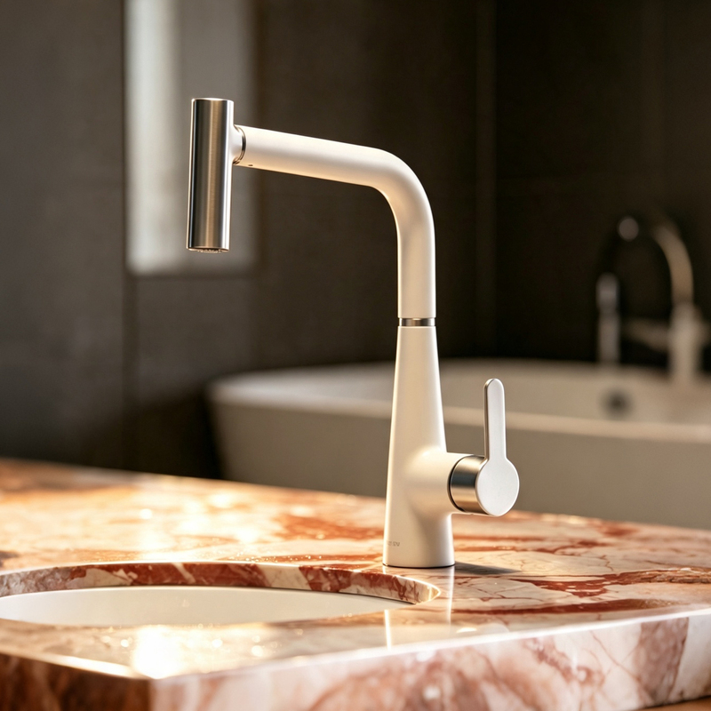 Kohler Kitchen Sink Faucet with Pull-Out, Rotatable, Multi-Angle Water Outlet, Model 39419t Kohler Kitchen Sink Faucet with Pull-Out, Rotatable, Multi-Angle Water Outlet, Model 39419t