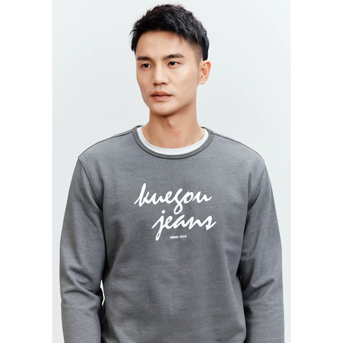 Ретро толстовка для отдыха, в американском стиле, круглый воротник