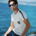 [Giải phóng mặt bằng] Mùa hè 2018 Mới cho nam Kiểu dáng cổ tròn Đầm in ngắn tay áo thun cotton Top 5708 áo thun thể thao nam Áo phông ngắn