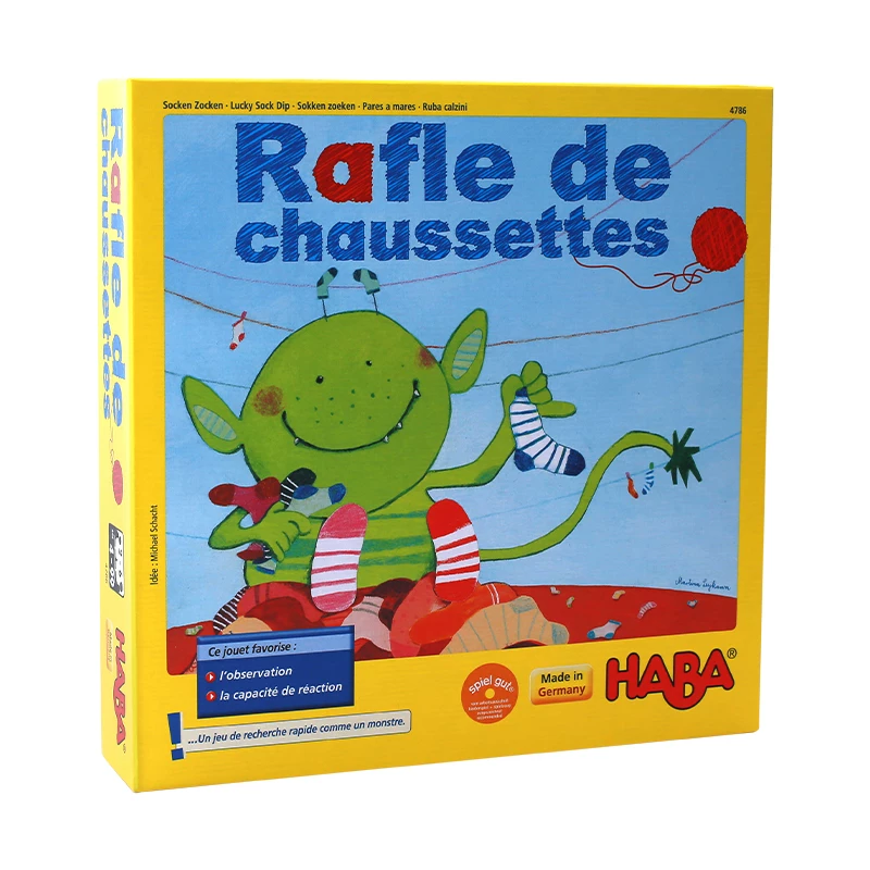 Детская настольная игра, геометрические носки, Германия, 4–5 лет