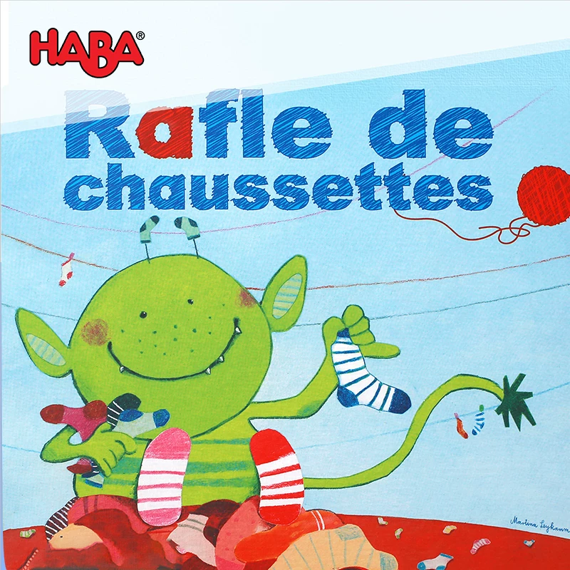 Детская настольная игра, геометрические носки, Германия, 4–5 лет