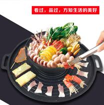 Boiling and baking integrated pan medical stone without dipping into the pan thickened double-ear-cast aluminum dual-use pan with mandarin clear soup to enlarge the soup pan